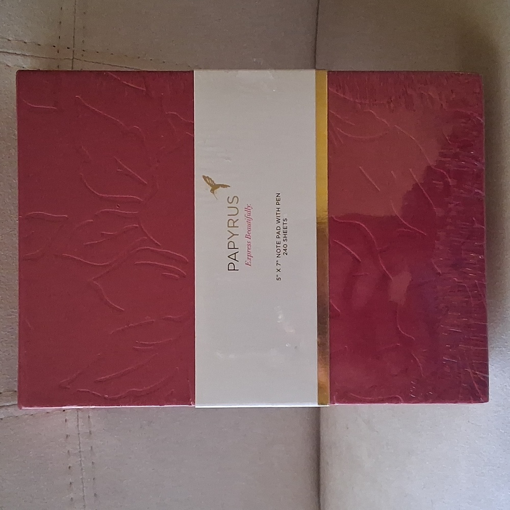 Papyrus Notepad with Pen